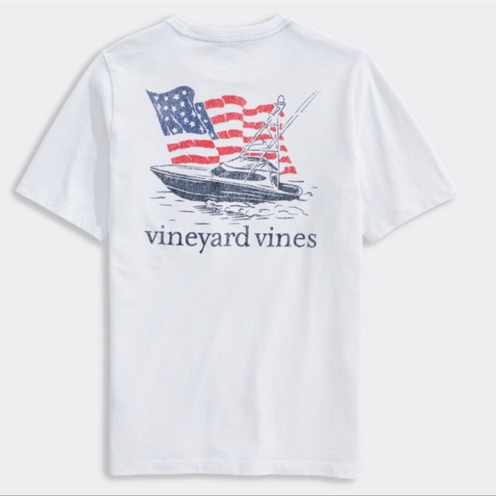 Boys' USA Sportfisher Short-Sleeve Pocket Tee